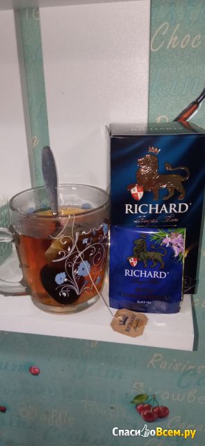 Чай в пакетиках черный Richard Royal Thyme & Rosemary