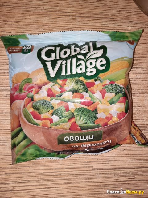 Смесь овощная быстрозамороженная "Global village" Овощи по-деревенски