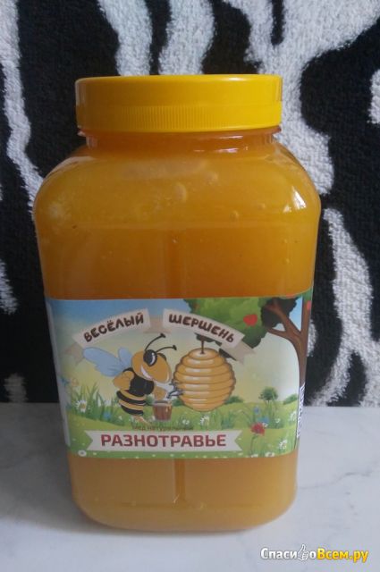 Мёд Веселый шершень "Разнотравье"