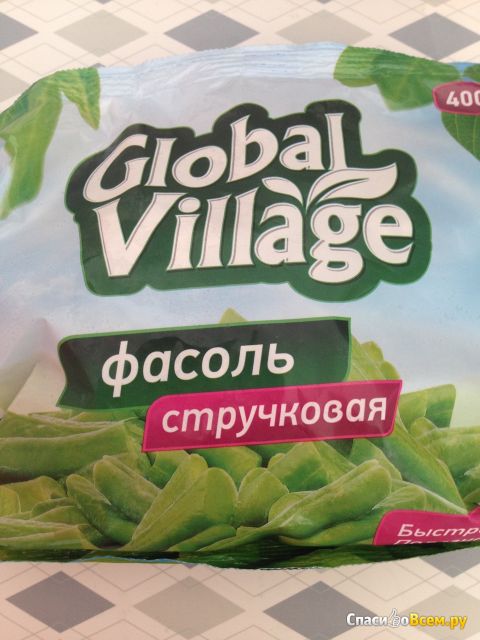 Глубокозамороженный продукт Фасоль стручковая Global Village