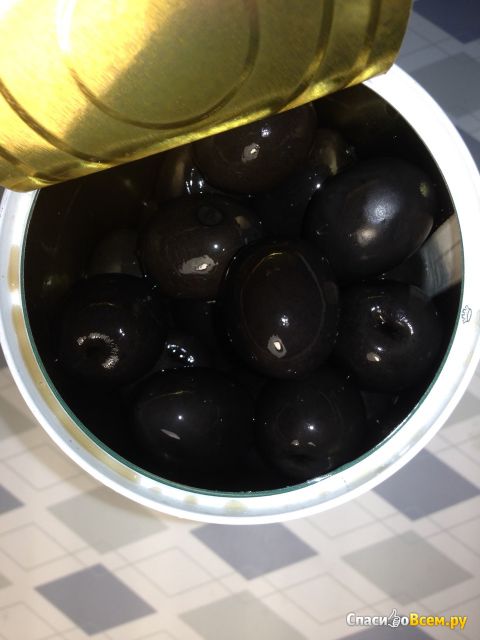 Крупные маслины с косточкой Iberica Big whole black olives