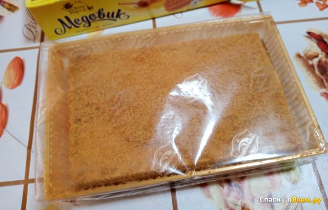 Торт "Черемушки" Медовик классический рецепт с натуральным медом