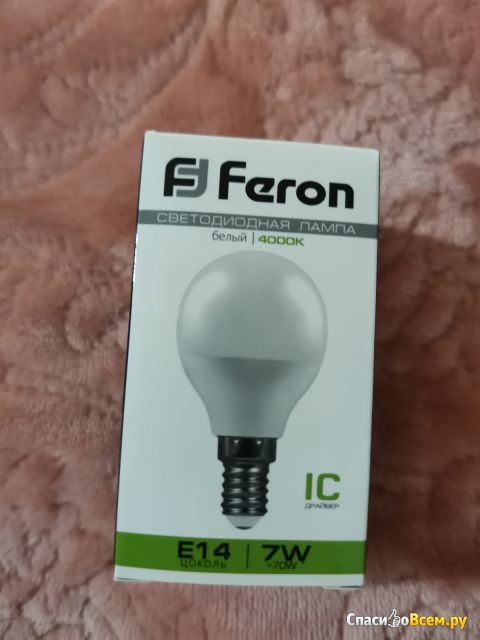 Светодиодная лампа Feron E14 7W 4000K