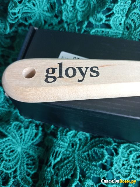 Щетка для сухого массажа Gloys Soft Mini (30 см, средней жесткости)