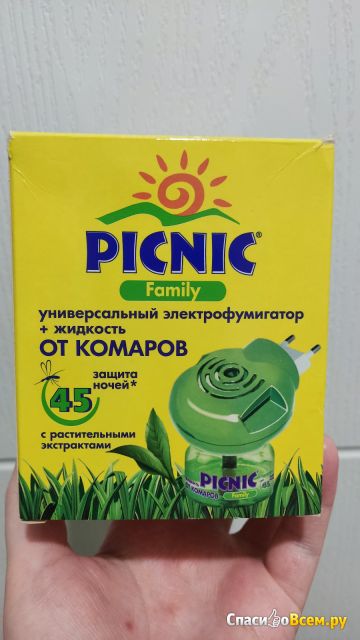 Электрофумигатор Picnic Family + жидкость от комаров