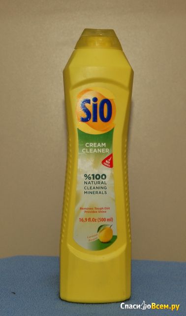 Универсальный чистящий крем SIO с ароматом лимона