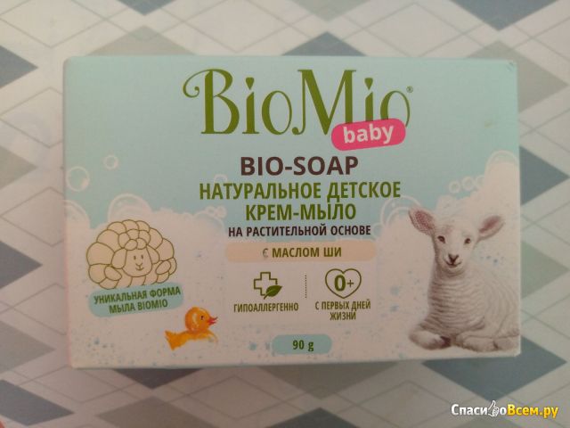 Детское мыло BioMio Baby Bio-Soap с маслом ши