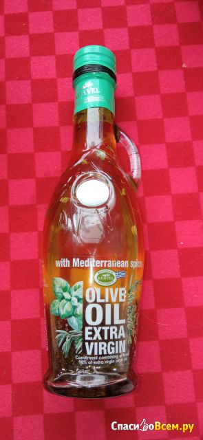 Оливковое масло Korvel Extra Virgin со средиземноморскими травами