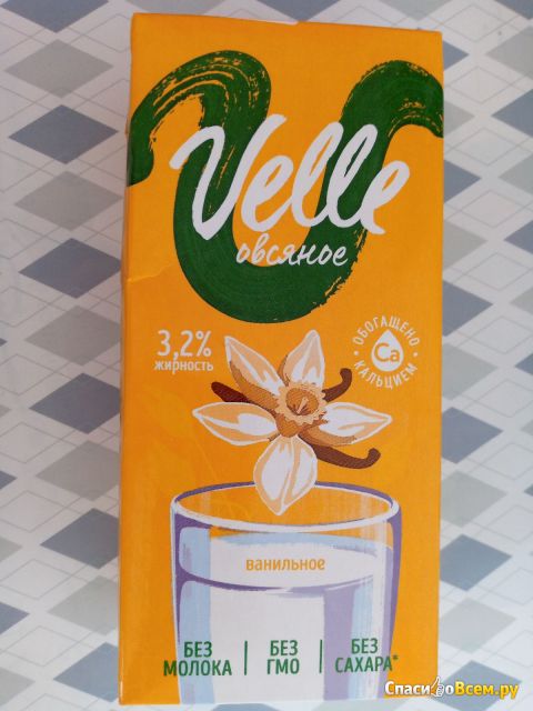 Напиток на растительной основе Velle "Овсяное ванильное"