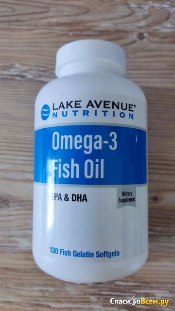 БАД Omega-3 Fish Oil Lake Avenue Nutrition
