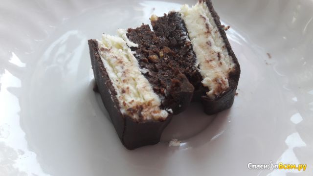 Сырок творожный глазированный "Тимоша" на печенье Брауни с наполнителем "Шоколадный"
