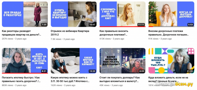 Канал на YouTube Sveta_Economy