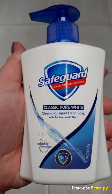 Жидкое мыло с антибактериальным эффектом Safeguard
