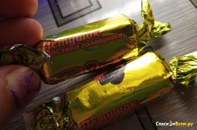 Конфеты "Петушок, масляна головушка" Новосибирская шоколадная фабрика