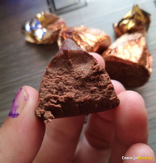 Конфеты "Трюфель со вкусом шоколадный крем" Новосибирская шоколадная фабрика