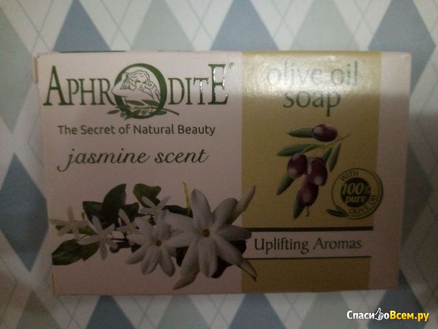 Мыло Aphrodite оливковое Jasmine Scent