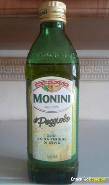 Масло оливковое нерафинированное высшего качества "Il poggiollo" Monini
