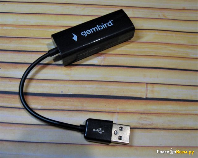 Сетевой адаптер Ethernet USB 2.0 Gembird NIC-U2