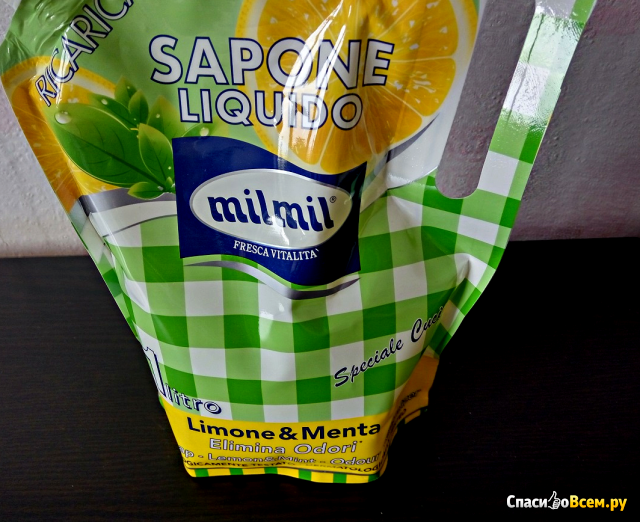 Жидкое мыло MilMIL Лимон и мята