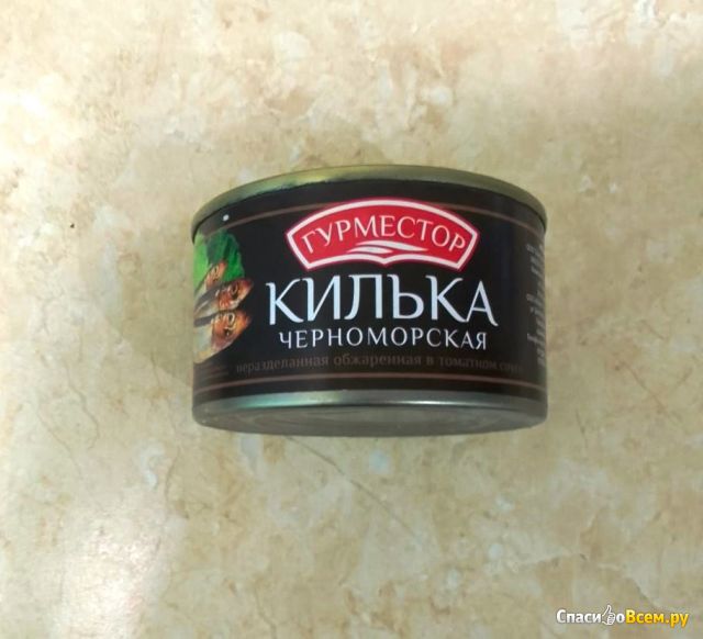 Килька черноморская "Гурместор" неразделанная обжаренная в томатном соусе