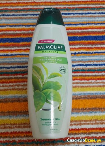 Шампунь Palmolive Натурэль от перхоти и выпадения волос "Зеленый чай"