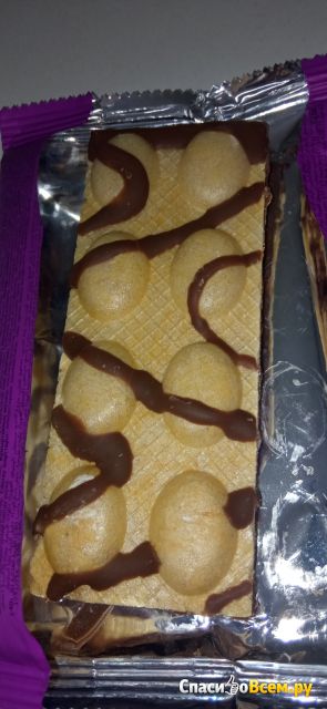 Батончик вафельный Chikalab со вкусом сливочно-ореховый десерт, глазированный