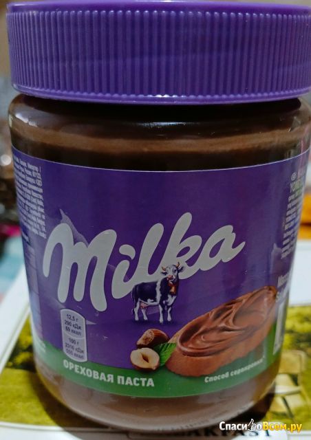 Шоколадно-ореховая паста Milka