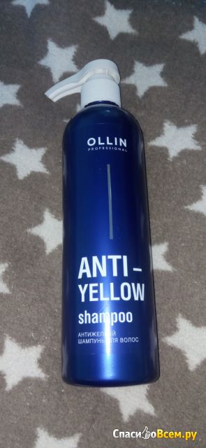 Шампунь Ollin Professional Anti-Yellow для нейтрализации желтизны волос