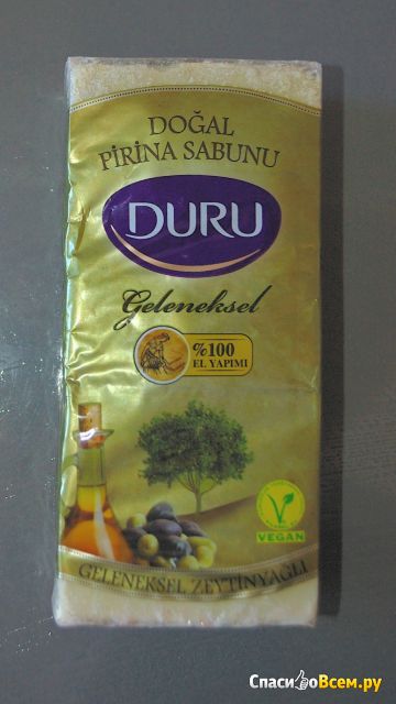 Традиционное оливковое мыло Duru Geleneksel