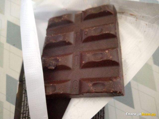 Горький шоколад без сахара "Победа" 72% какао шоколадный мусс