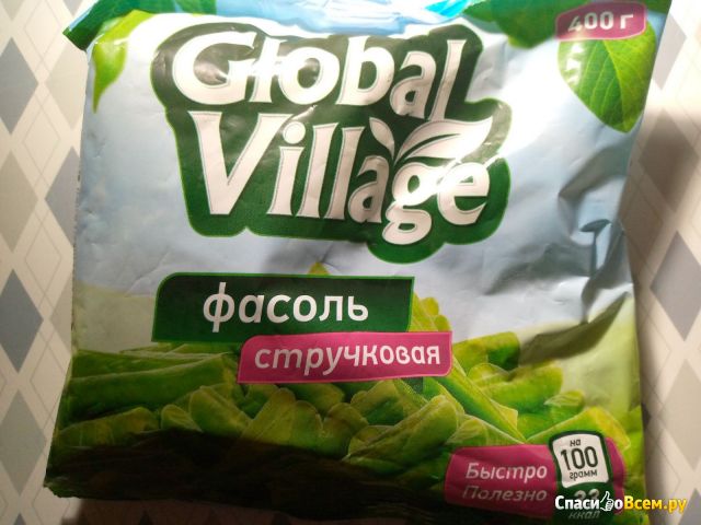 Фасоль стручковая "Global village" замороженная