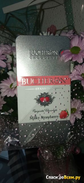 Молочный шоколад Bucheron Milky Strawberry