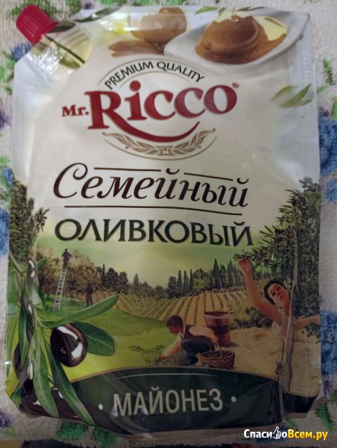 Майонез Mr. Ricco Premium "Оливковый" семейный
