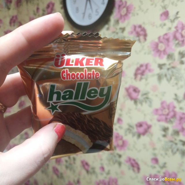 Печенье Ulker halley с молочным шоколадом