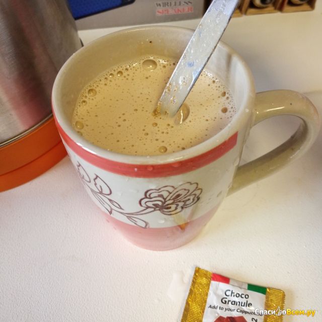 Растворимый кофейный напиток с шоколадной крошкой "Uno momento" Cappuccino
