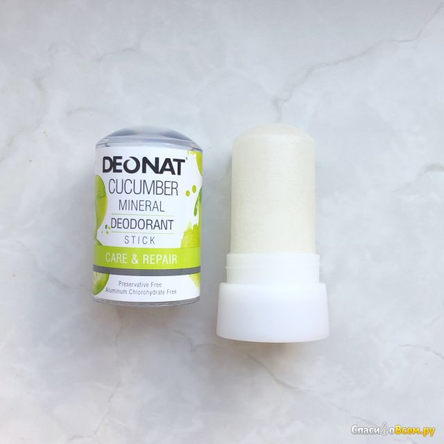 Дезодорант-кристалл DeoNat Cucumber Mineral Deodorant Stick