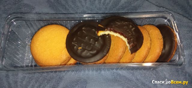 Печенье бисквитное "Шарлиз" Апельсин