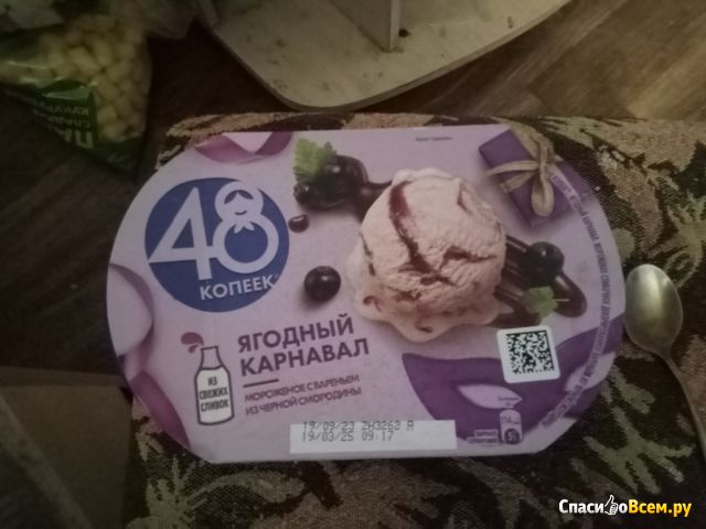Мороженое  "48 копеек" ягодный карнавал