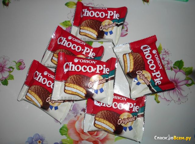 Бисквитное печенье Orion Choco Pie