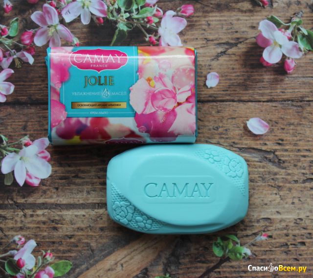 Крем-мыло Camay Jolie Освежающий аромат акватики