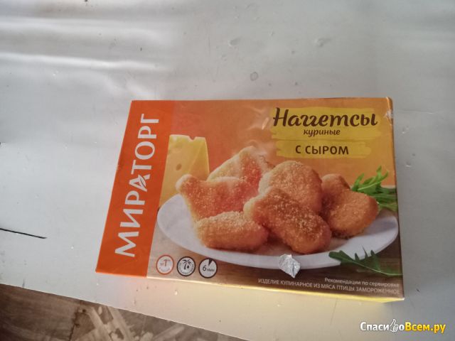Наггетсы куриные с сыром "Мираторг"