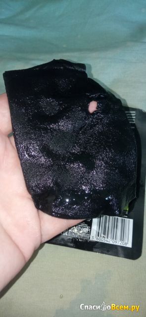 Черная тканевая маска Garnier "Очищающий уголь" очищающая и супер увлажняющая, матирующая
