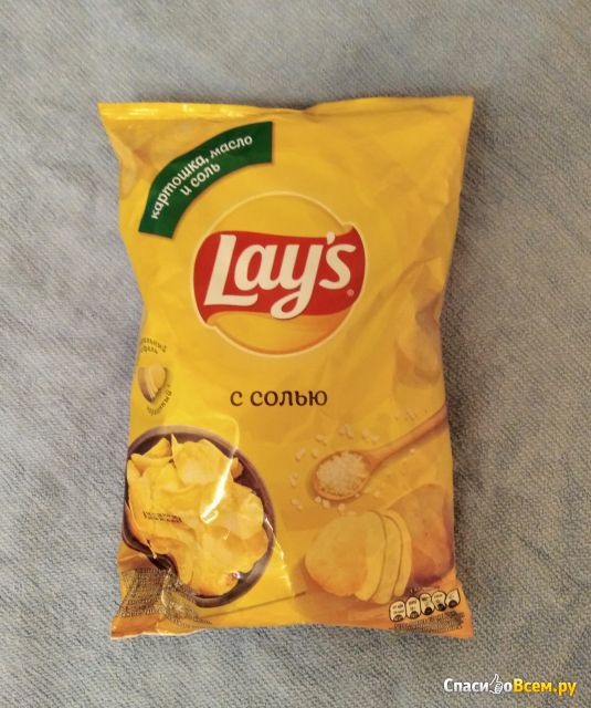 Чипсы "Lays" с солью