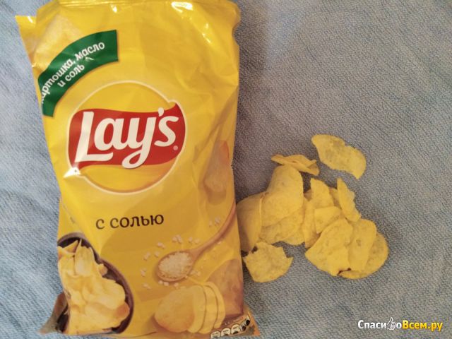 Чипсы "Lays" с солью