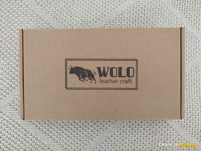 Кошелек портмоне из натуральной кожи WOLO Leather Craft