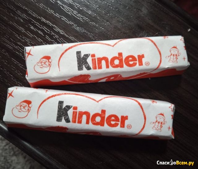 Шоколад молочный Kinder Chocolate с молочной начинкой