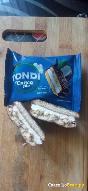 Пирожное Tondi Choco Pie Кокосовое