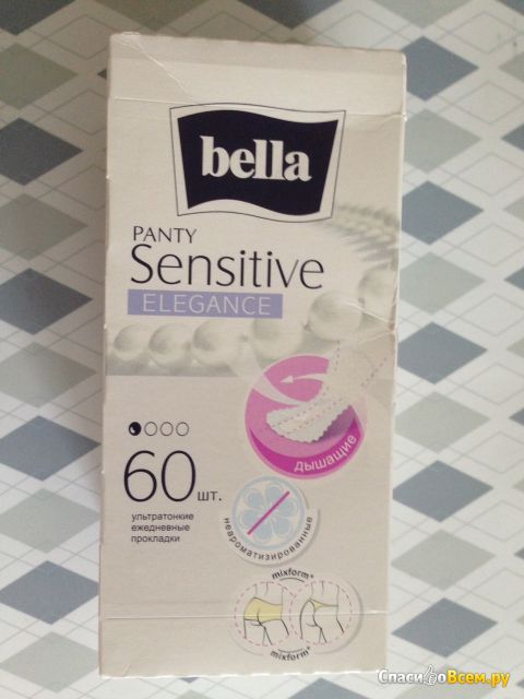 Ежедневные гигиенические прокладки Bella Panty Sensitive Elegance