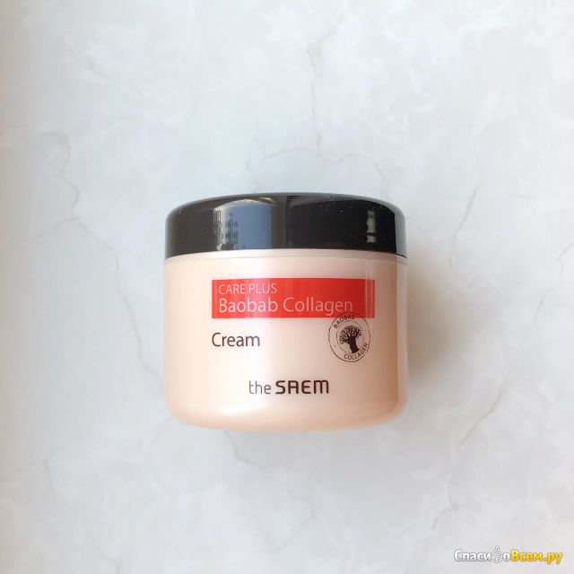 Крем для лица The Saem Care Plus Baobab Collagen