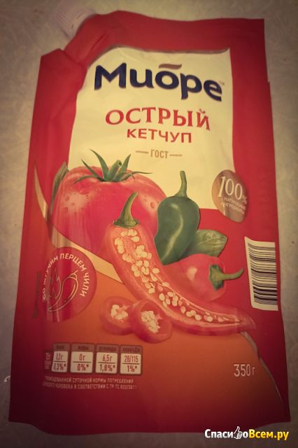 Кетчуп острый "Muope"